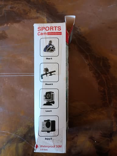 1080p Sports Cam Waterproof up to 30 meters