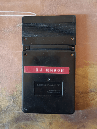 Auradex Bx-2 Big Number Electronic Calculator Dual Power