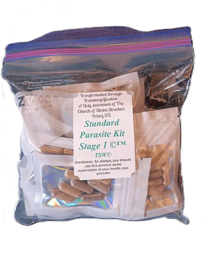 Standard Parasite Kit Stage 1 (Pills Only) 20 Pill Bags