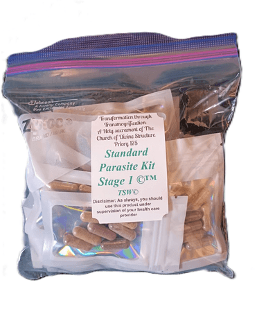 Standard Parasite Kit Stage 1 (Pills Only) 20 Pill Bags