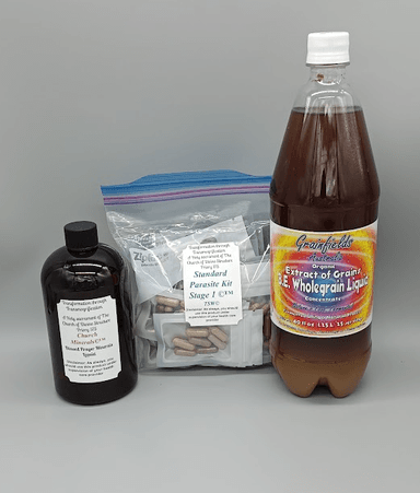 Standard Parasite Kit Stage 1 Complete Care Package (Pills Plus Additional Items) 20 Pill Bags