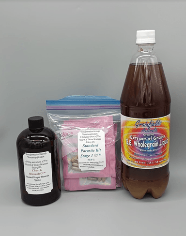 Standard Parasite Kit Stage 1 Complete Care Package (Pills Plus Additional Items) 20 Pill Bags